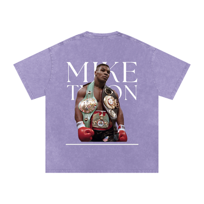 Mike Tyson Snow Washed Oversized Cotton T-Shirt