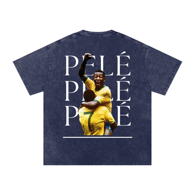 Pelé Snow Washed Oversized Cotton T-Shirt