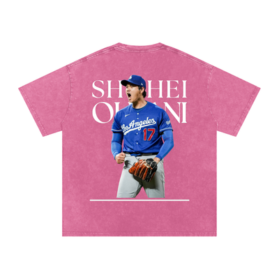 Shohei Ohtani Snow Washed Oversized Cotton T-Shirt