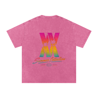Miami Vice Snow Washed Oversized Cotton T-Shirt