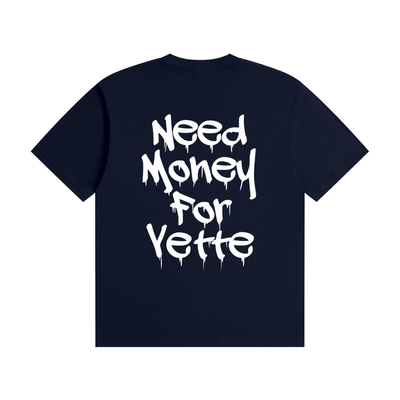 "Need Money For Vette" Unisex Seamless Cotton T-Shirt
