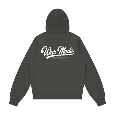 War Made Script Unisex Fleece Hoodie (Runs Small)