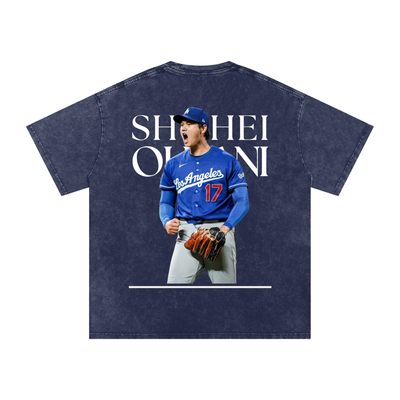 Shohei Ohtani Snow Washed Oversized Cotton T-Shirt
