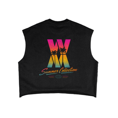 Miami Vice Boxy Crop Tank Top
