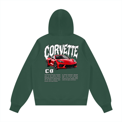 Corvette C8 Unisex Fleece Hoodie (Runs Small)