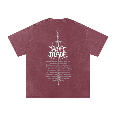 The Sword Snow Washed Oversized Cotton T-Shirt