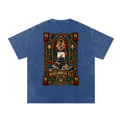 "Stained Glass" ALI Snow Washed Oversized Cotton T-Shirt