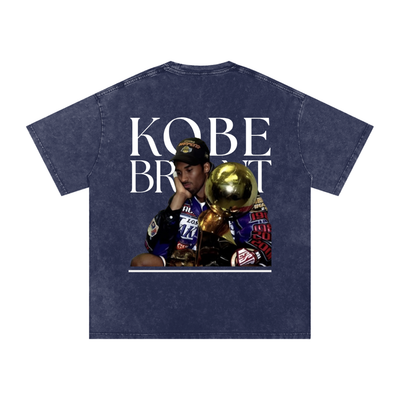 Kobe Bryant Snow Washed Oversized Cotton T-Shirt