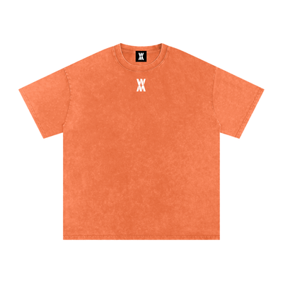 "Burn The Boats" Snow Washed Oversized Cotton T-Shirt
