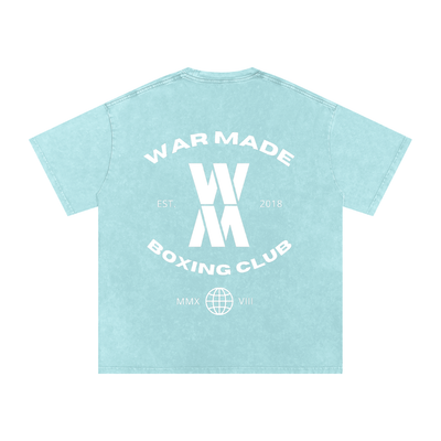War Made Boxing Club Snow Washed Oversized Cotton T-Shirt