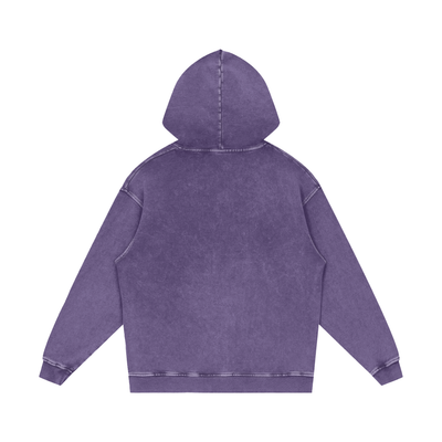 "The Essentials" Snow Washed Loose Cotton Hoodie