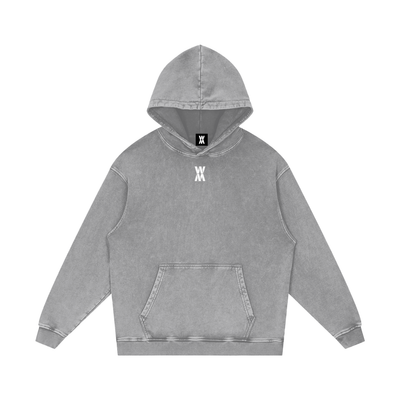 Pelé Snow Washed Loose Cotton Hoodie