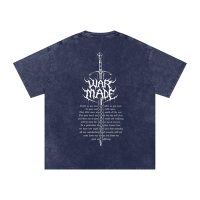 The Sword Snow Washed Oversized Cotton T-Shirt