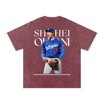 Shohei Ohtani Snow Washed Oversized Cotton T-Shirt