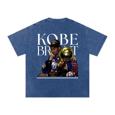 Kobe Bryant Snow Washed Oversized Cotton T-Shirt