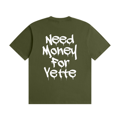"Need Money For Vette" Unisex Seamless Cotton T-Shirt