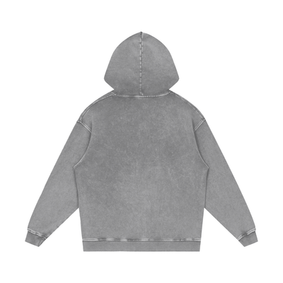 "The Essentials" Snow Washed Loose Cotton Hoodie