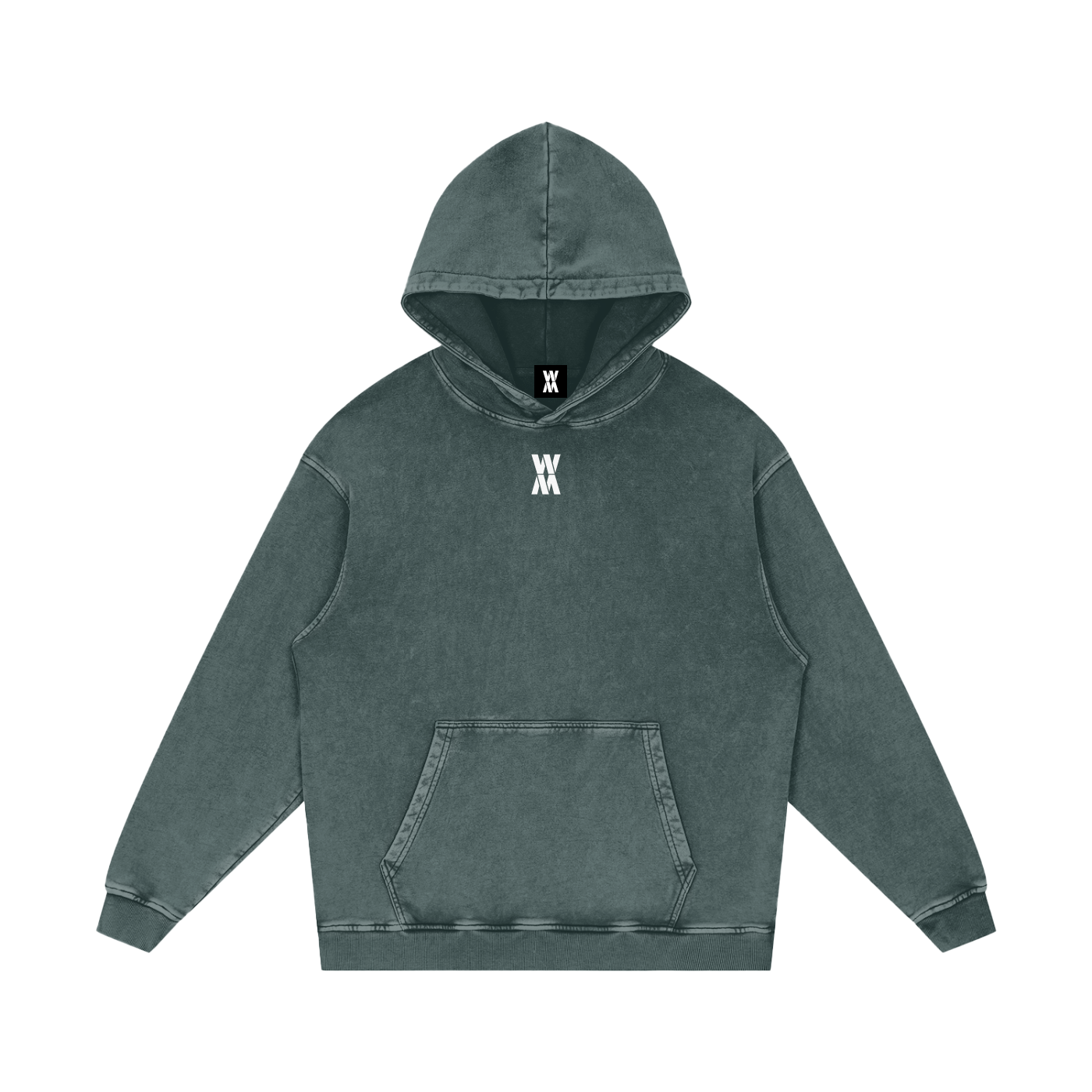 Pelé Snow Washed Loose Cotton Hoodie