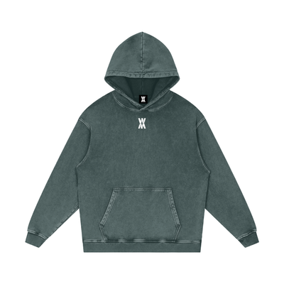 Pelé Snow Washed Loose Cotton Hoodie
