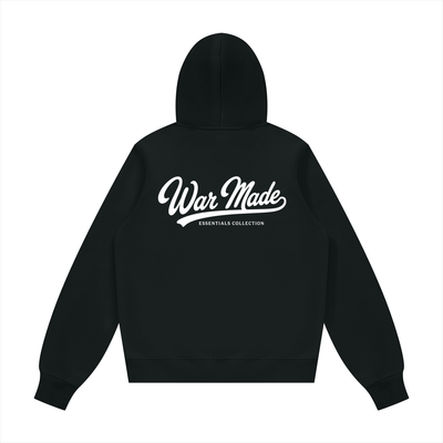 War Made Script Unisex Fleece Hoodie (Runs Small)