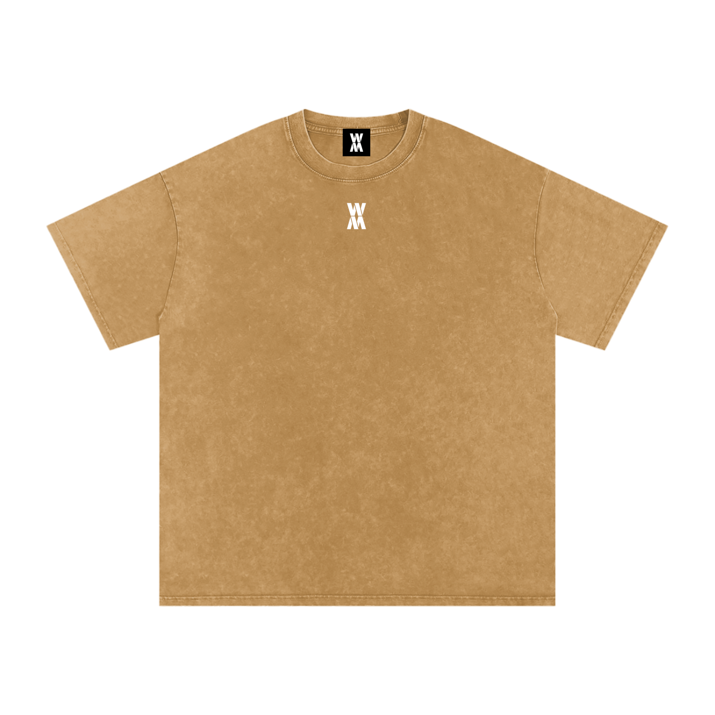 Graffiti "Burn The Boats" Snow Washed Oversized Cotton T-Shirt