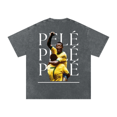 Pelé Snow Washed Oversized Cotton T-Shirt