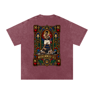 "Stained Glass" ALI Snow Washed Oversized Cotton T-Shirt