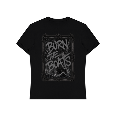 Blackout Burn The Boats Unisex Slim Fit T-Shirt