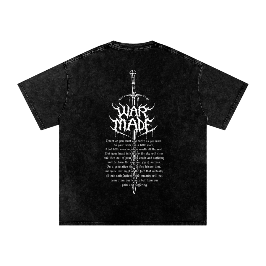 The Sword Snow Washed Oversized Cotton T-Shirt
