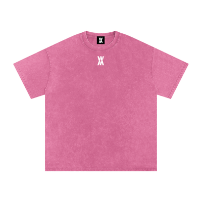 "Burn The Boats" Snow Washed Oversized Cotton T-Shirt