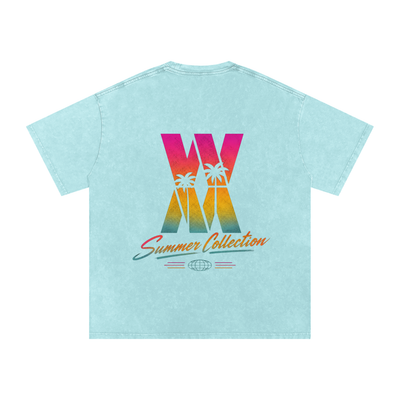 Miami Vice Snow Washed Oversized Cotton T-Shirt