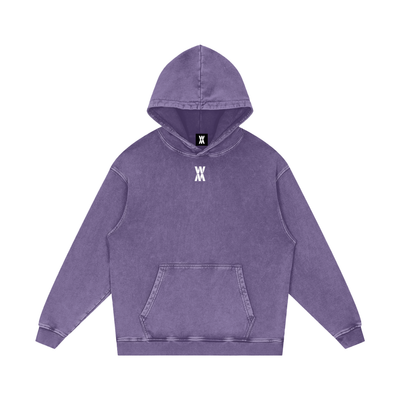 Pelé Snow Washed Loose Cotton Hoodie