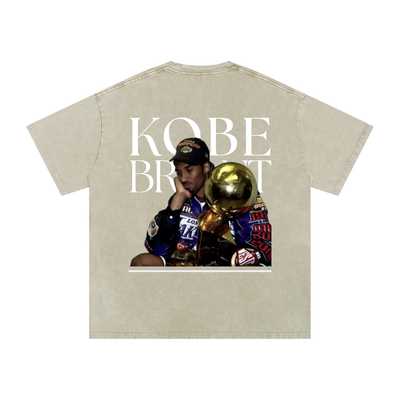 Kobe Bryant Snow Washed Oversized Cotton T-Shirt