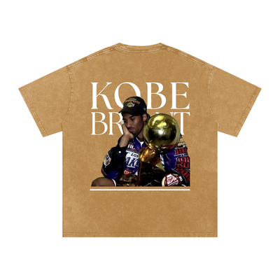 Kobe Bryant Snow Washed Oversized Cotton T-Shirt