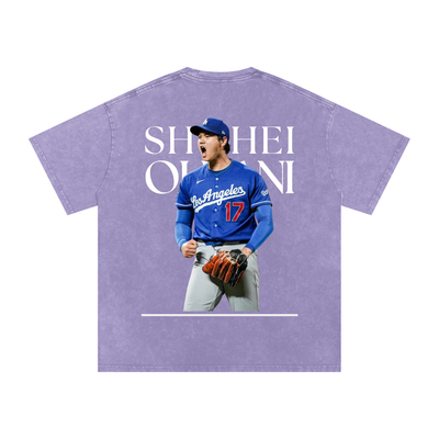Shohei Ohtani Snow Washed Oversized Cotton T-Shirt