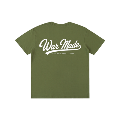 War Made Script Cotton Unisex T-Shirt