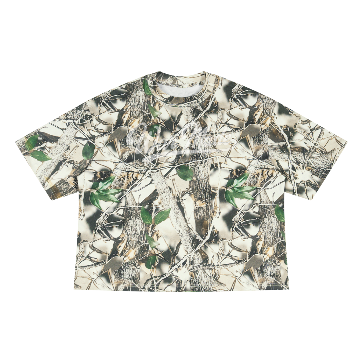 War Made Essentials Unisex Tree Camo Boxy T-Shirt
