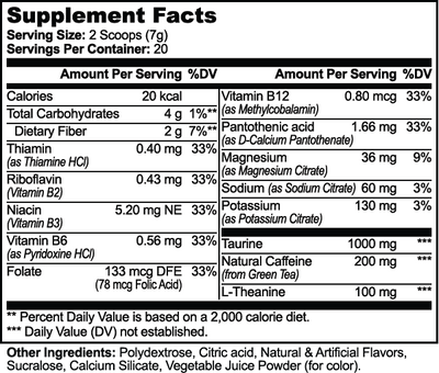 Energy Powder (Fruit Punch)
