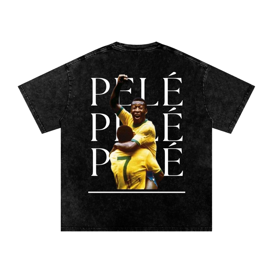 Pelé Snow Washed Oversized Cotton T-Shirt