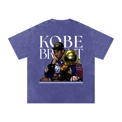 Kobe Bryant Snow Washed Oversized Cotton T-Shirt