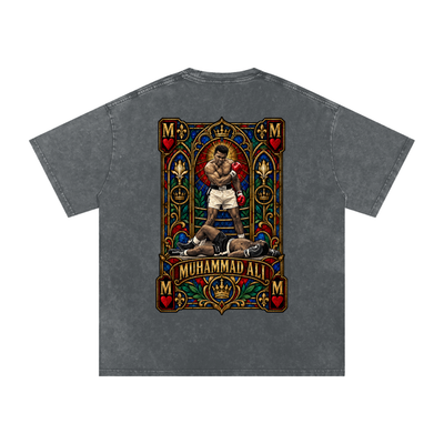 "Stained Glass" ALI Snow Washed Oversized Cotton T-Shirt