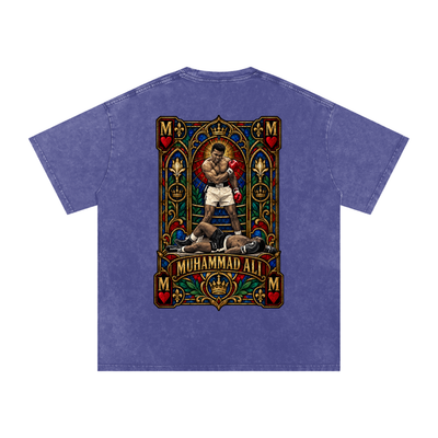 "Stained Glass" ALI Snow Washed Oversized Cotton T-Shirt