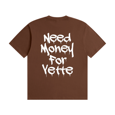 "Need Money For Vette" Unisex Seamless Cotton T-Shirt